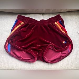- Aviator nation stripe velvet shorts size small